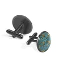 thumbnail image 2 of Easter Elegant Cufflink Set for Formal Attire, Made of Stainless Steel, Ideal for Weddings and Business Meetings, Includes Cufflinks and Shirt Clip, 2 of 6
