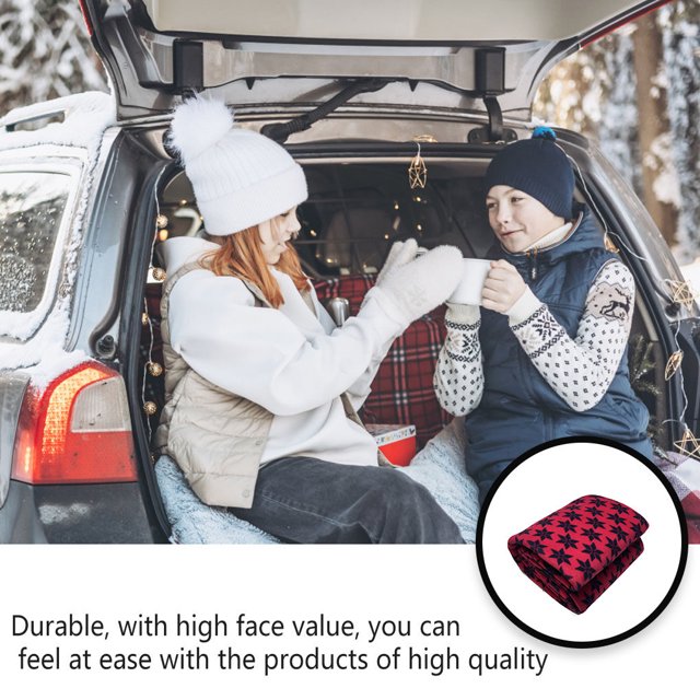 pitrice Autumn Winter Car Electric Heating Blanket Universal Automotive Heated Blankets Temperature Warming Accessory for Vehicle