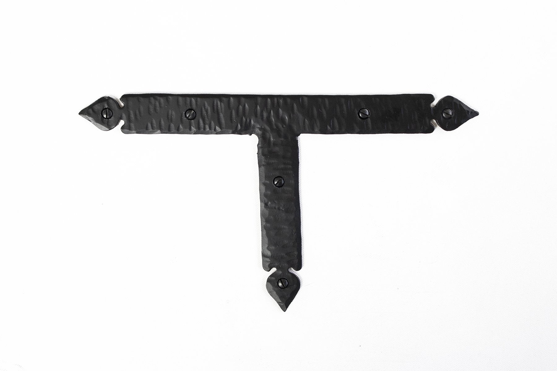 10 75 Hand Forged Spear T Corner Bracket Brace For Barn Doors Gates Shutters Furniture Black Finish Walmart Com