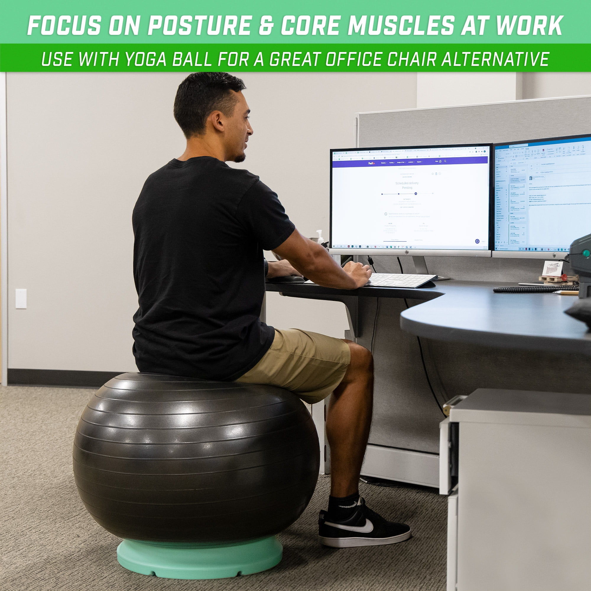 Standing Desk Best Exercise Balls For Office Ultimate Balance Ball