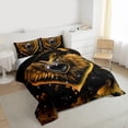 thumbnail image 3 of Feelyou Romantic Love Heart Twin Comforter Sets, Angel Wings Bedding Set, 2 Pieces, 3 of 8