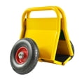 thumbnail image 3 of CQSXDA  1000 LBS Capacity Super Weight Slab Dolly Featuring Two Ergonomic Handles and Durable 10 Inch Rubber Tires for Heavy，Yellow, 3 of 11