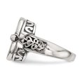thumbnail image 3 of 925 Sterling Silver Vintage Oval Locket Ring, 3 of 10