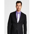 thumbnail image 2 of Kenneth Cole Mens Slim fit 2 Piece Suit 44 S / 37 Waist Black Solid Stretch, 2 of 3