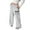 Grey, variant on Rhoudy Pants For Girls Girl'S Bowknot Baggy Sweatpants Straight Leg Athletic Pants With Pockets Fashion Basic Wear Beige 13-14 Years