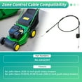 thumbnail image 2 of Unique Bargains No.GX22297 Zone Control Cable for John Deere JS20 JS40 PC9570 PC9572 21 Inch Walk Behind Lawn Mower Control Cable, 2 of 7