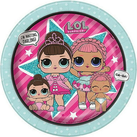 LOL Surprise 7 Dessert Plates (48)