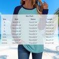 thumbnail image 2 of DISKEBUISS Women's Long Sleeve Raglan T-Shirts Crew Neck Color Block Tops for Fall Casual Loose Blouse, 2 of 6