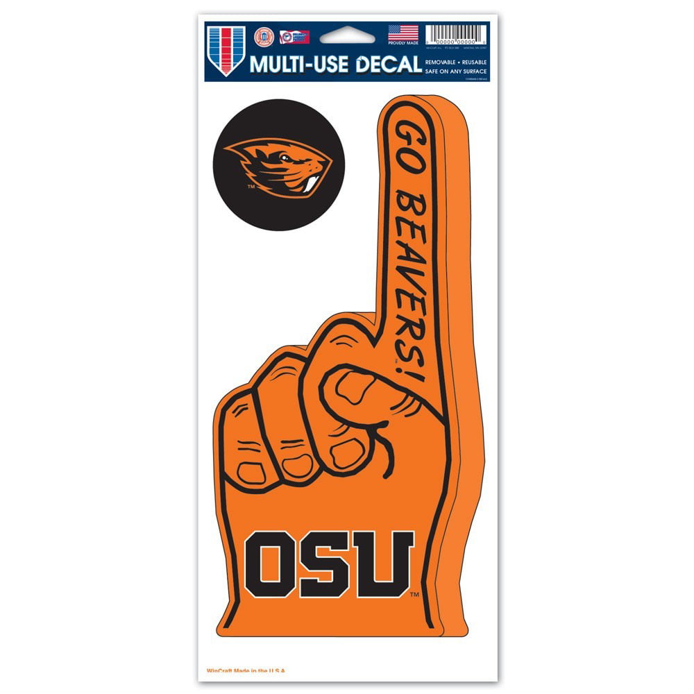NCAA Oregon State Beavers #1 Fan Flat Foam Finger 
