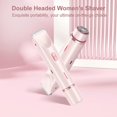 thumbnail image 2 of Wireless Shaver with Waterproof Low Noise Elegant Trimmer ABS Texture Suitable compatible Full Body Use Gentle on Delicate Skin Pink_Perfect Gift, 2 of 5