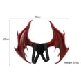 thumbnail image 4 of Disfraz 3D Zulema Ala de dragón de Halloween Negro, 4 of 4