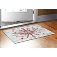 thumbnail image 2 of ThisWear Winter Patio Decor Happy Holidays Country Decor Holiday Party Supplies Snowflake Doormat Multi, 2 of 3