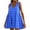 Dark Blue B, variant on Ashirexll Sundresses for Women, Women's Casual Dresses, Casual Loose V-Neck Sleeveless Printed Short Dress
