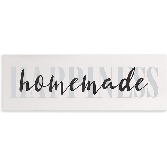 Happiness Homemade Rustic Wood Wall Sign 6x18