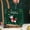 Vert 6Q5, variante sur ZZkhGO Sac-Cadeau de Noël, Sac Vert Non Tissé pour Cadeaux, Sac de Magasinage Portable pour Fête de Noël