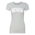 thumbnail image 2 of Wild Bobby State of Nevada College Style Women Slim Fit Junior Tee, 2 of 6