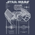 thumbnail image 2 of Mens Star Wars TIE Fighter Schematic Tank Top, 2 of 4