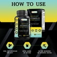 thumbnail image 3 of Best Naturals Day-to-Day Vitamin D 5000 IU 90 Veg Capsules - Made with Mushroom Blend, Fruit Vegetable Blend, Omega 3-6-9 Blend, & Digestive Blend, 3 of 7