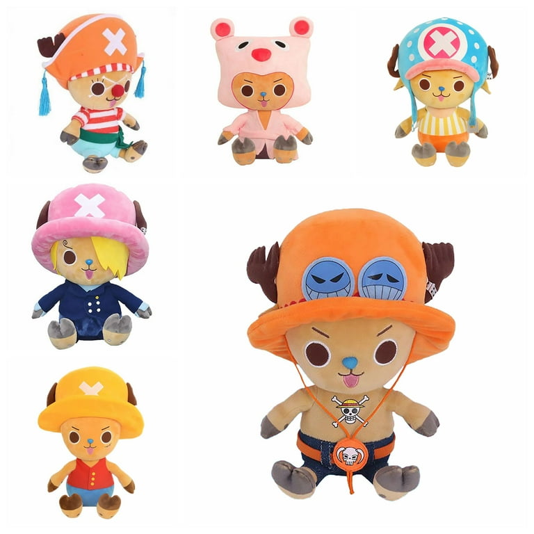 SARZI One Piece Tony Chopper Plush,9.8 Orange Hat Stuffed Animal