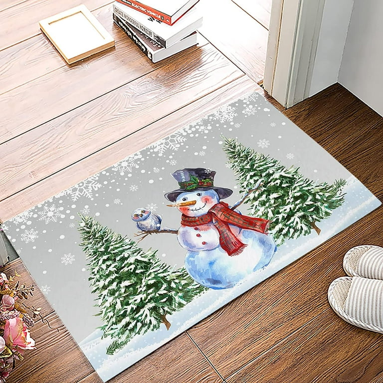 Snowman Doormat Winter Doormat Christmas Doormat Patio 