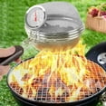thumbnail image 2 of Hzzsbu Home Coffee Bean Roaster Tool - Portable Stainless Steel Handy Coffee Roaster Mesh Pan Tool with Thermometer for Home & Outdoor Coffee Beans Baking, 2 of 7