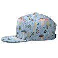 thumbnail image 3 of Mushroom Snapback Hat Flat Brim Cap for Streetwear Fashion, 3 of 7