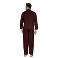 thumbnail image 4 of Inkmeso SolidNightwearSet For Men's Short Sleeve Pjs Loungewear Sets Soft Cotton Designer Sleepwear, 4 of 8