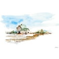 thumbnail image 3 of Harper, Ethan 24x17 Black Modern Framed Museum Art Print Titled - Prairie Farmhouse I, 3 of 5
