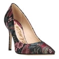 thumbnail image 2 of Sam Edelman Women's Hazel Pump Pointed Toe Stiletto Black/Multi Jacquard Print (7.5), 2 of 4