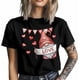 thumbnail image 3 of Camisetas casuales de manga corta con diseño de gnomo de amor para hombre, camisetas gráficas para el Día de San Valentín, 3 of 8