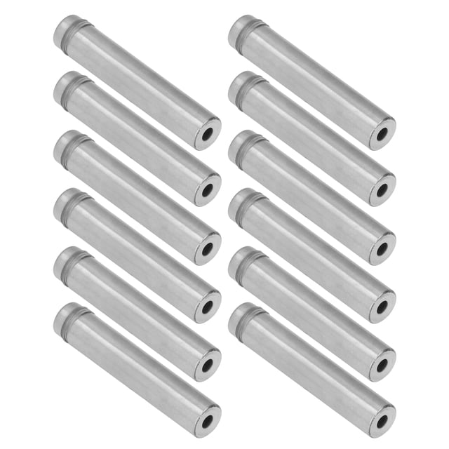 Standoff Screws, Sign Holder Screw Standard Sizes 12x60MM 12PCS Easy To Install For Picture Hanging Installing