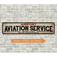 thumbnail image 2 of Airport Service Metal Sign Mechanic Aviation Airplane Pilot Born to Fly Office Décor Kids Room Boys Room Garage Gift 4x18 104182001013, 2 of 4