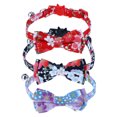thumbnail image 3 of KAKOWELY Collar para mascotas de 3 piezas con cascabeles y pajaritas, correa ajustable para el cuello del gato, 3 of 4
