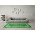 thumbnail image 3 of Ahgly Company Indoor Square Persian Emerald Green Traditional Area Rugs, 4' Square, 3 of 4