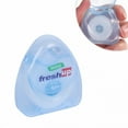 thumbnail image 6 of QARUN Micro Wax Dental Floss, 2 Pack 50M Ultra Thin Elastic Nylon String, Gentle Interdental Cleaner for Tight Teeth & Gum Line, Blue Oral Hygiene Tools for Plaque & Food Removal, 6 of 7