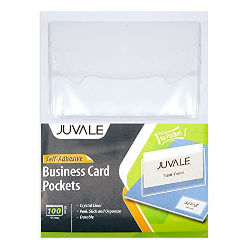 50 Cardboard with Horizontal Lines Ideal Index Card Combination Aliyaduo Self-Adhesive Index Card Pockets 25 PCS Label Pockets 50 White Cardboard