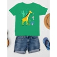 thumbnail image 3 of Doodle Style Giraffe T-Shirt Juniors -Image by Shutterstock,  Small, 3 of 4