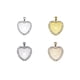 thumbnail image 4 of Guardurnaity 50 piezas de bandejas colgantes con bisel de corazón, accesorios de diamantes de imitación, espaciadores de dijes para fabricación Ropa, zapatos y accesorios Miscelánea KC oro, 4 of 6