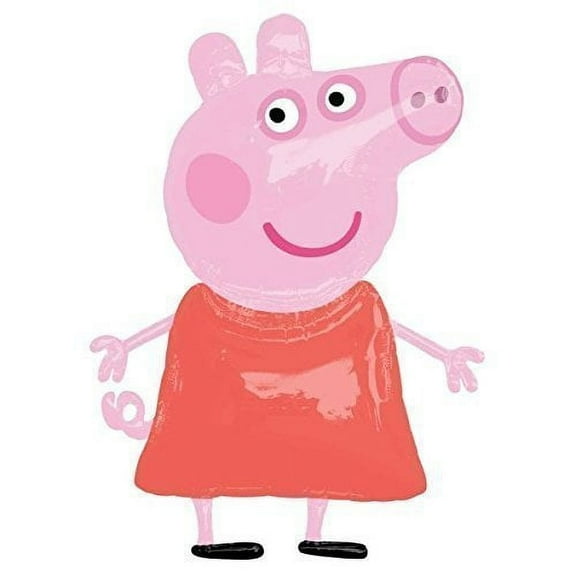 Anagram 32316 Peppa Pig Airwalkers Foil Balloon, 48", Multicolored