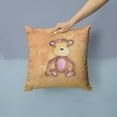 thumbnail image 2 of Watercolor Animal Art Canvas Fabric Decorative Pillow, 2 of 4