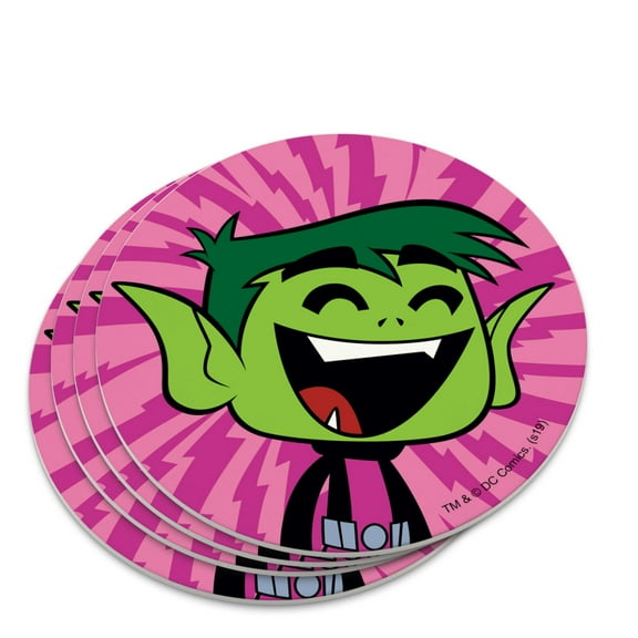 Teen Titans Go! Beast Boy Novelty Coaster Set