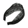 thumbnail image 5 of Unique Bargains 1 Pc Windmill Pattern Headband 6.3"x4.72" Black, 5 of 6