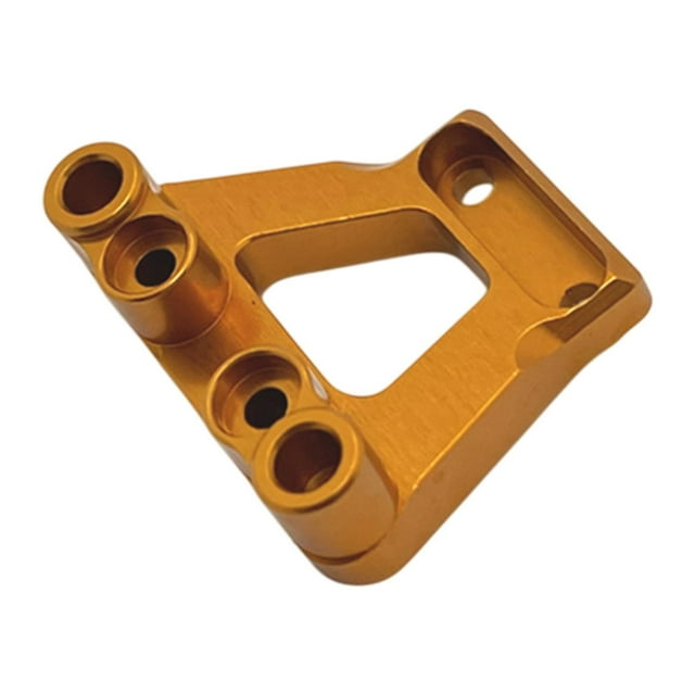 Soporte de soporte delantero para coches RC Soporte de marco de soporte delantero Copa de dirección Brazo oscilante Oro