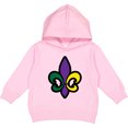 thumbnail image 2 of Inktastic Fleur De Lis Mardi Gras Holiday Toddler Hoodie, 2 of 4
