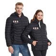 thumbnail image 2 of Danhjin Heated Puffer Jackets for Women and Men Unisex 8 Heating Zones 3 Temperature Settings USB Powered Windproof Fall Winter Thermal Casual Zip up Fashion Jackets(Power Bank Not Included), 2 of 9