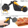 thumbnail image 2 of 1 cortador de pizza en forma de motocicleta, 2 of 4