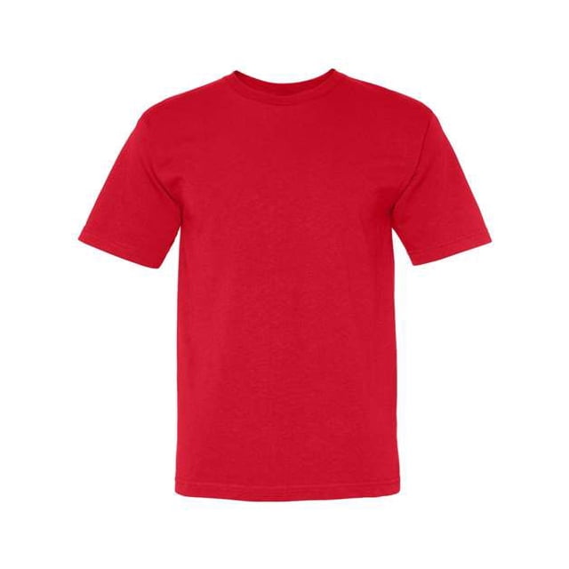 Bayside Adulto 5.4 oz., 100% Camiseta de algodón 3XL ROJO Ropa junto a la bahía 5040