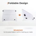 thumbnail image 3 of Yescom Folding Acrylic Golf Cart Windshield for EZGO TXT 1995-2013 Clear Fold Down, 3 of 9
