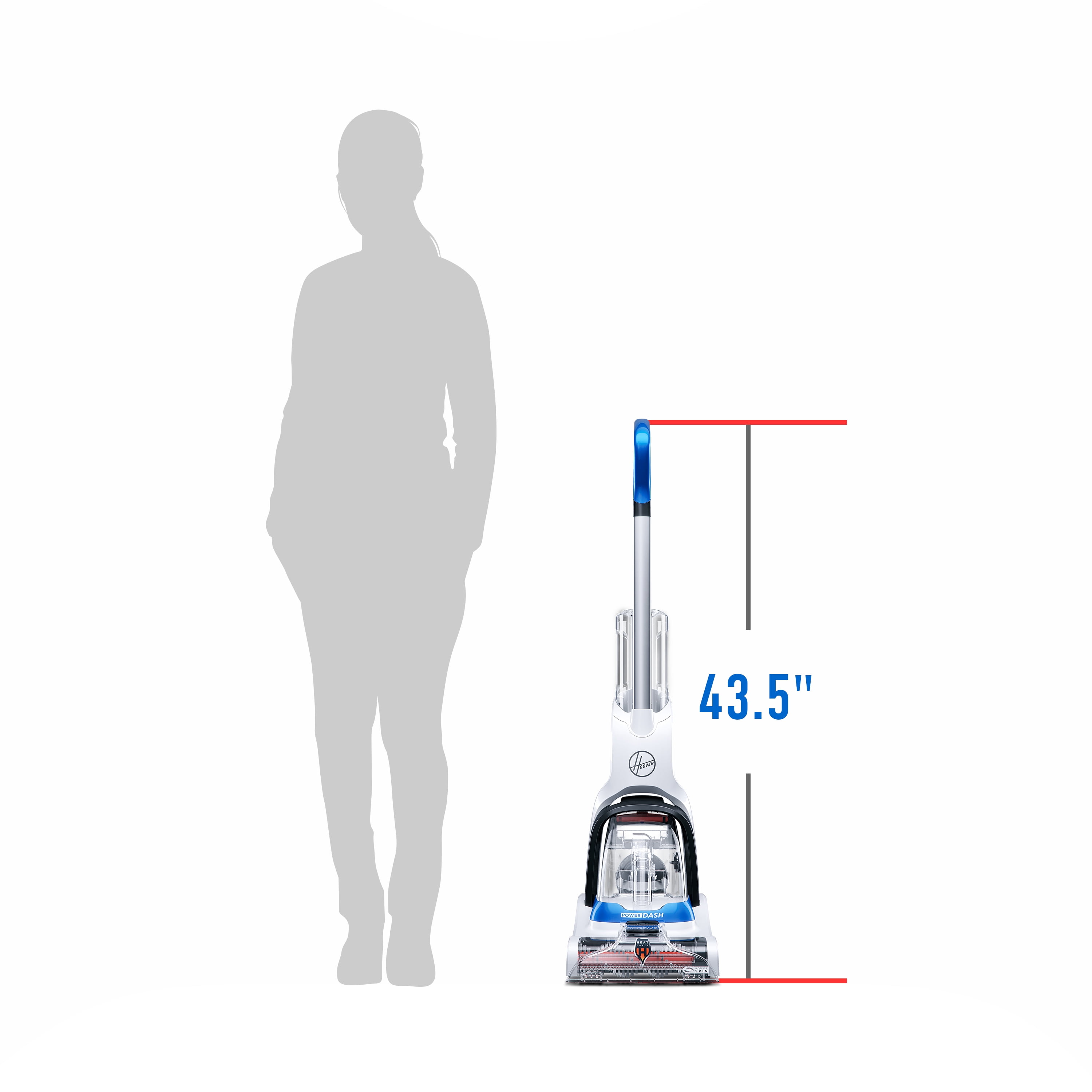 Hoover Powerdash Pet Compact Carpet Cleaner with Antimicrobial Pet