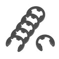 thumbnail image 3 of Unique Bargains E-Clip Circlip -12mm External Retaining Shaft Snap Ring Carbon Steel Black 30pcs, 3 of 5